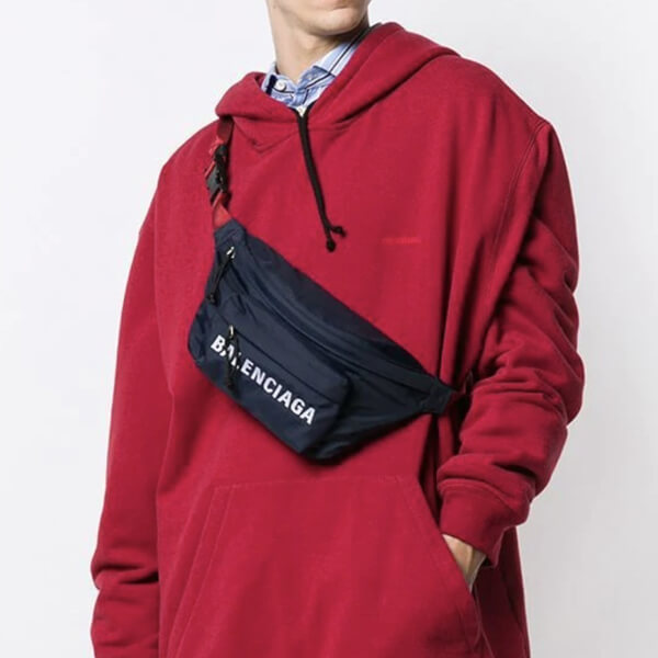 バレンシアガ ベルトバッグ 偽物 ナイロン バレンシアガ ロゴ ベルトパック BELTBAG